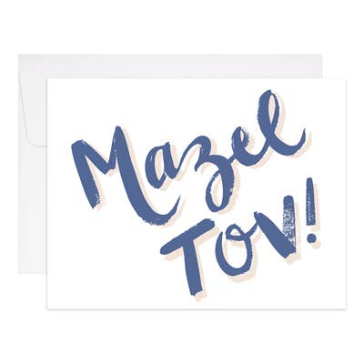 9th Letter Press - Mazel Tov Hand Illustrated Everyday Greeting Card