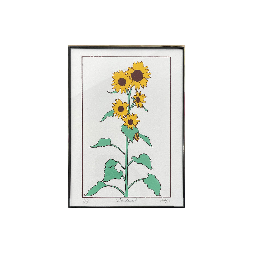 Anne M Breedlove - Screenprint - Sunflower