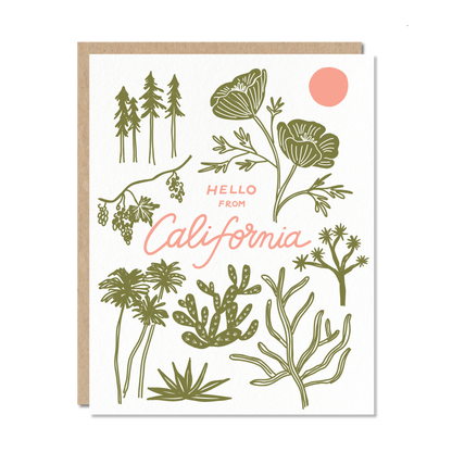 Odd Daughter - Hello from California - Everyday Greeting Card