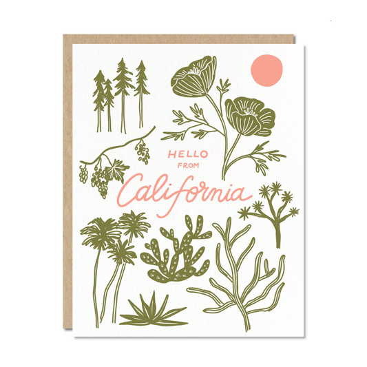 Odd Daughter - Hello from California - Everyday Greeting Card