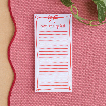 Once Upon a Tuesday - To Do List Pad | Never Ending