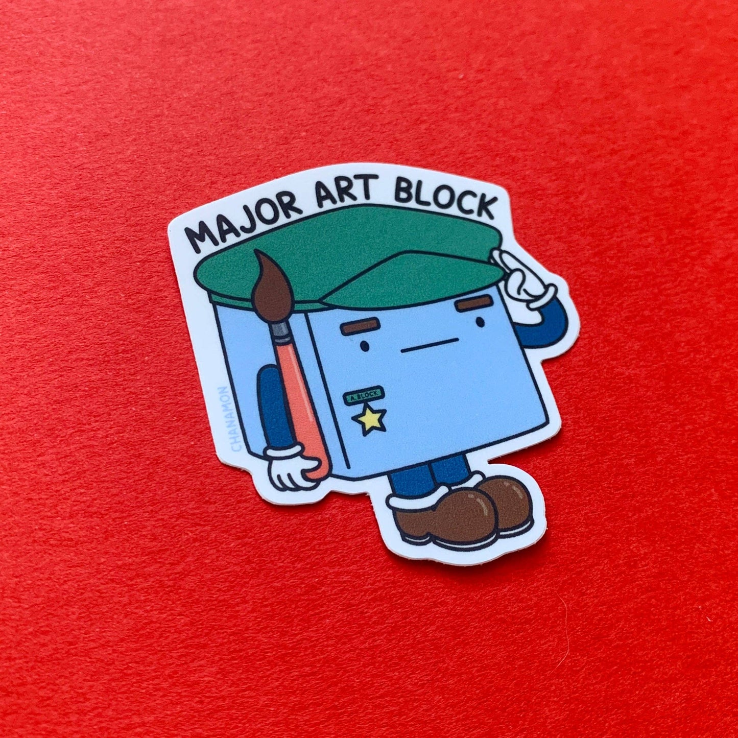 Maison Chanamon - Major Art Block Sticker