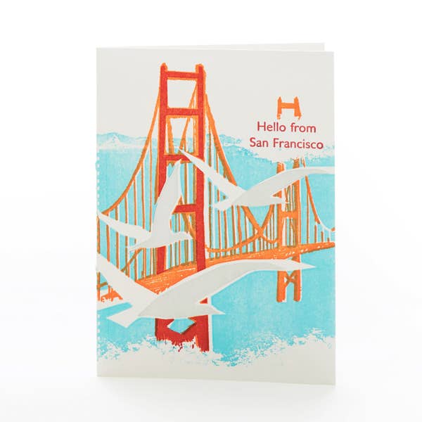 Ilee Papergoods - Hello From San Francisco Notecard