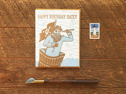 Noteworthy Paper & Press - Pirate Birthday Card