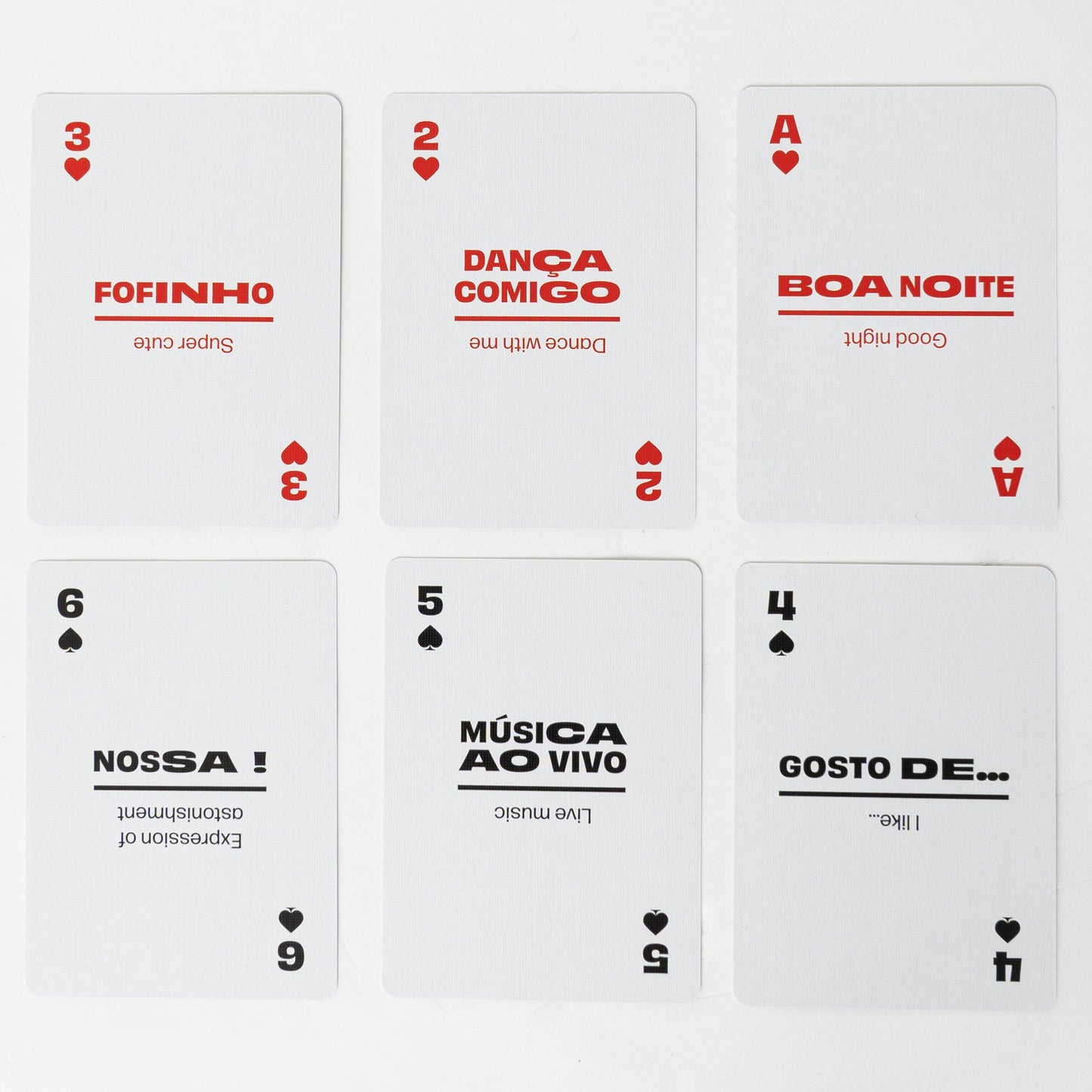 Lingo Playing Cards - Portuguese Lingo Playing Cards