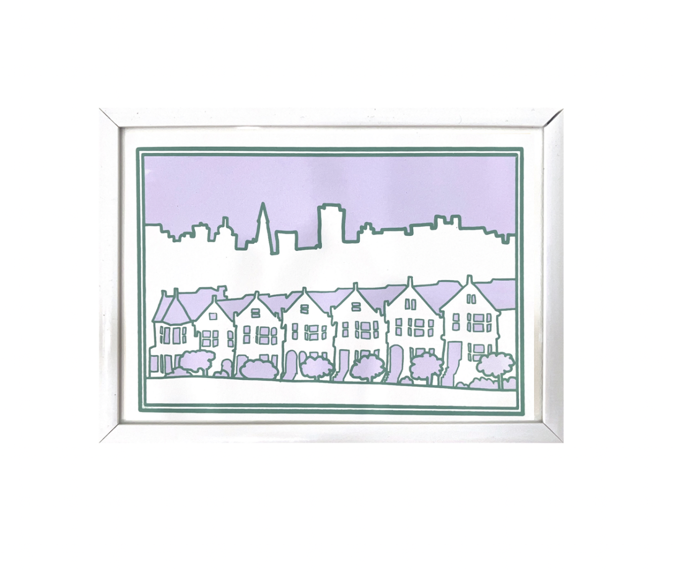 Anne M Breedlove - Screenprint - Painted Ladies