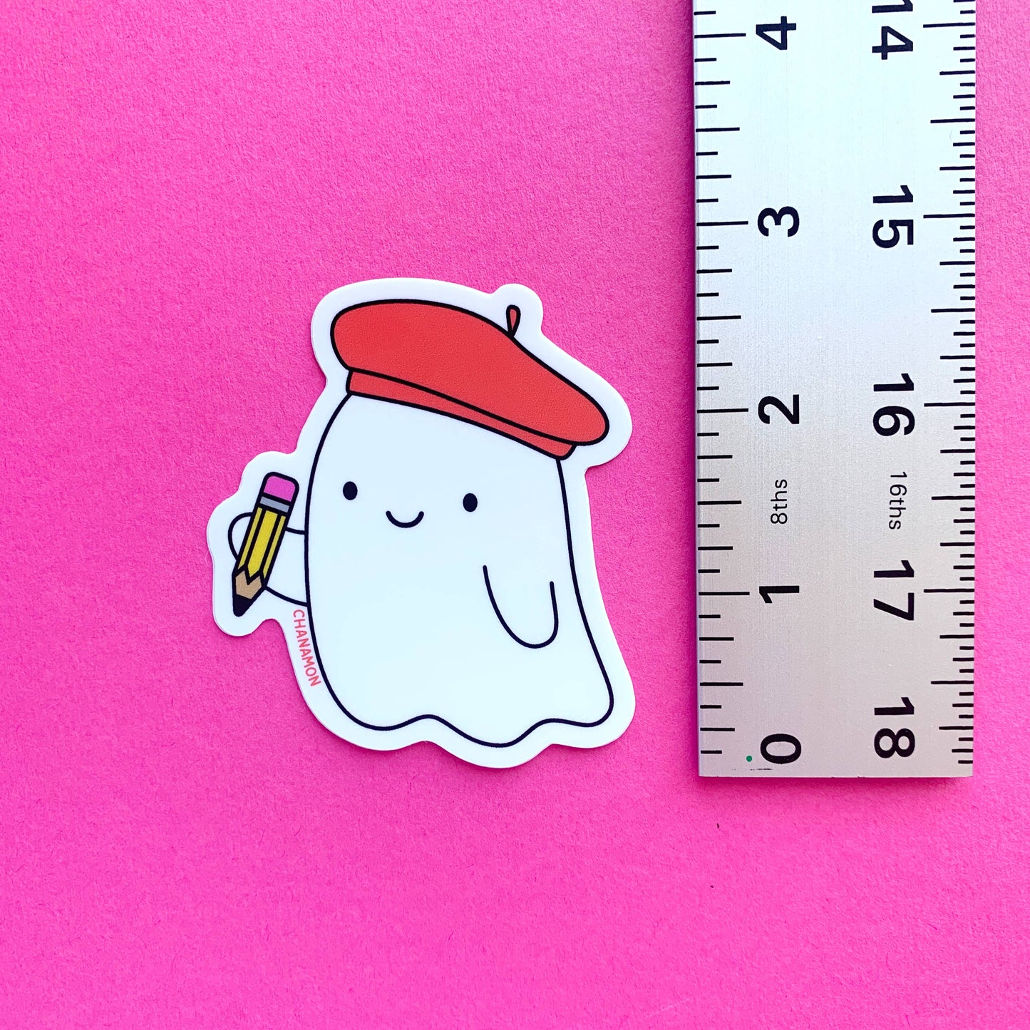 Maison Chanamon - Artist Ghost Sticker