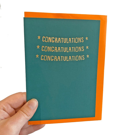 Neon Magpie - Congratulations Card