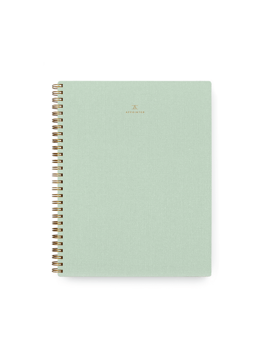 Appointed - Notebook - Mineral Green - Grid