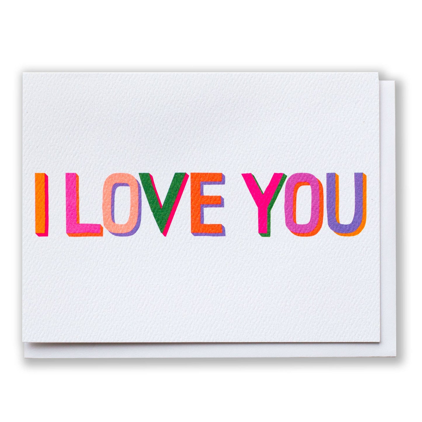 Banquet - Neon Brights I Love You Card