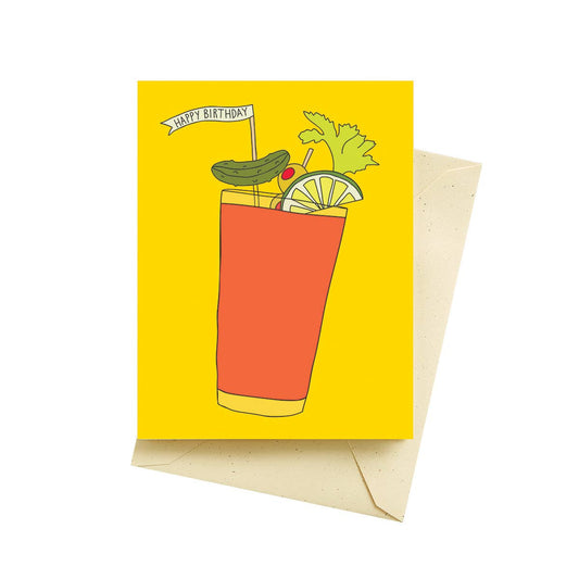 Seltzer Goods - Bloody Mary Birthday Cards