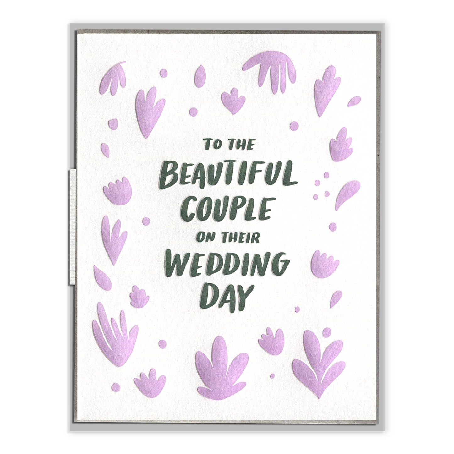 INK MEETS PAPER - Beautiful Couple Wedding Day wedding card