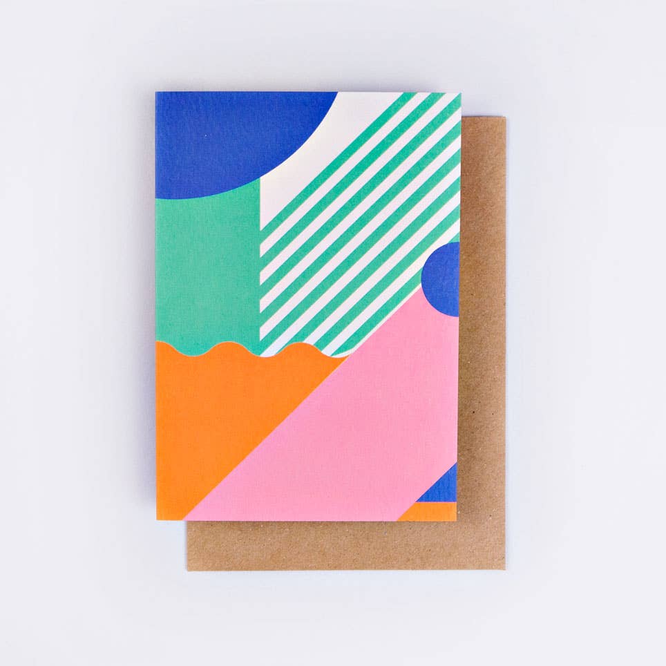 The Completist - Miami Stripes Art Card