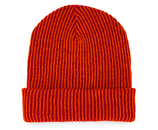 Verloop - Simple Rib Hat - Red Flame