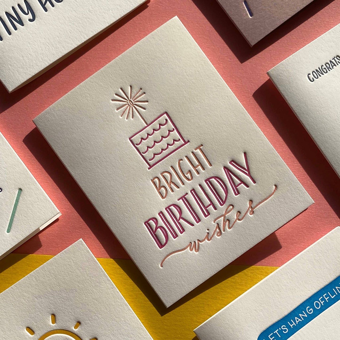 INK MEETS PAPER - Bright Birthday Wishes - Birthday card