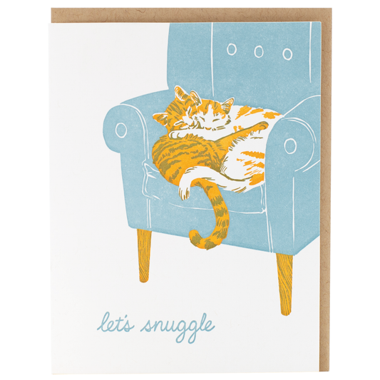 Smudge Ink - Snuggle Cats Love Card