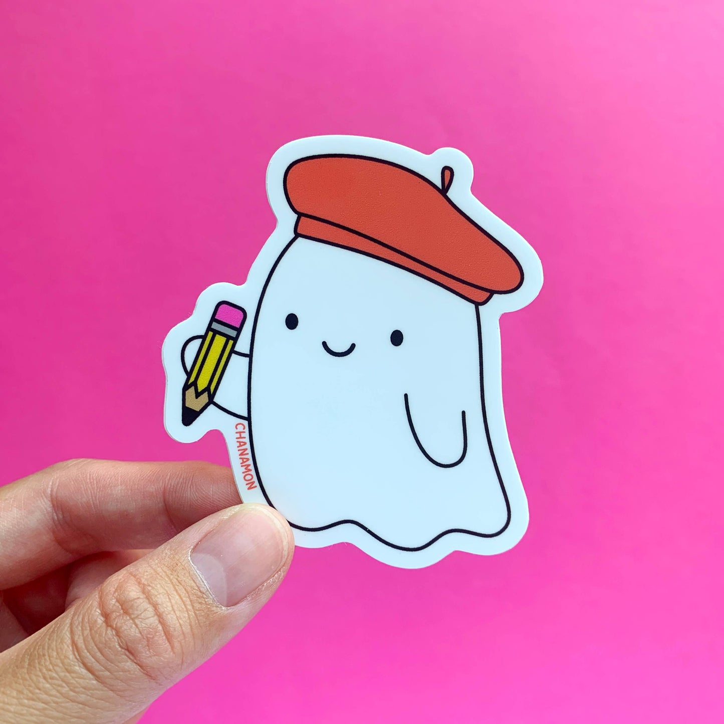 Maison Chanamon - Artist Ghost Sticker