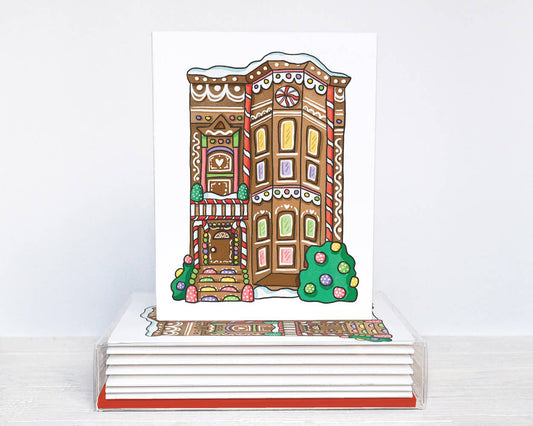 Brenna Daugherty - San Francisco Gingerbread House Holiday Card