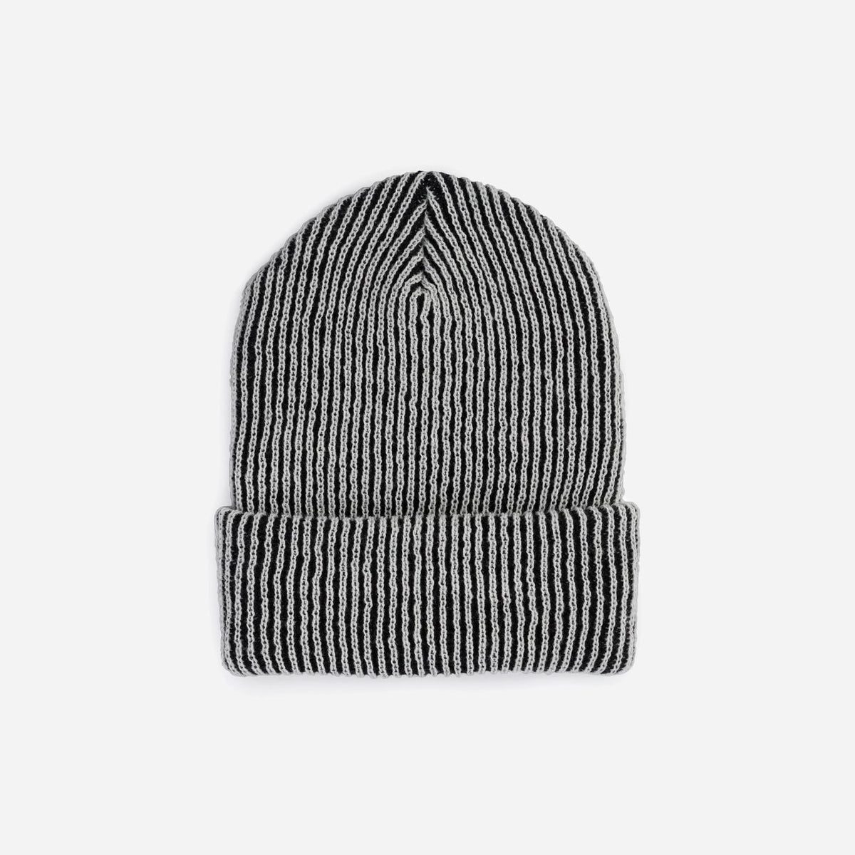 VERLOOP - Simple Rib Hat - Black/White