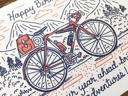 Noteworthy Paper - Birthday Bicycle Card