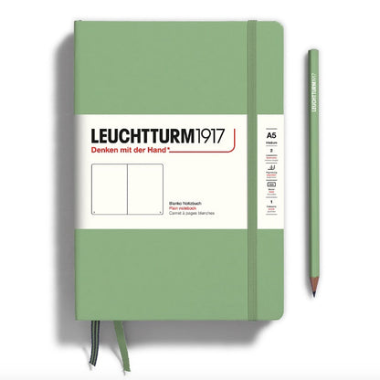 leuchtturm1917 - A5 Hardcover M - Sage - Ruled