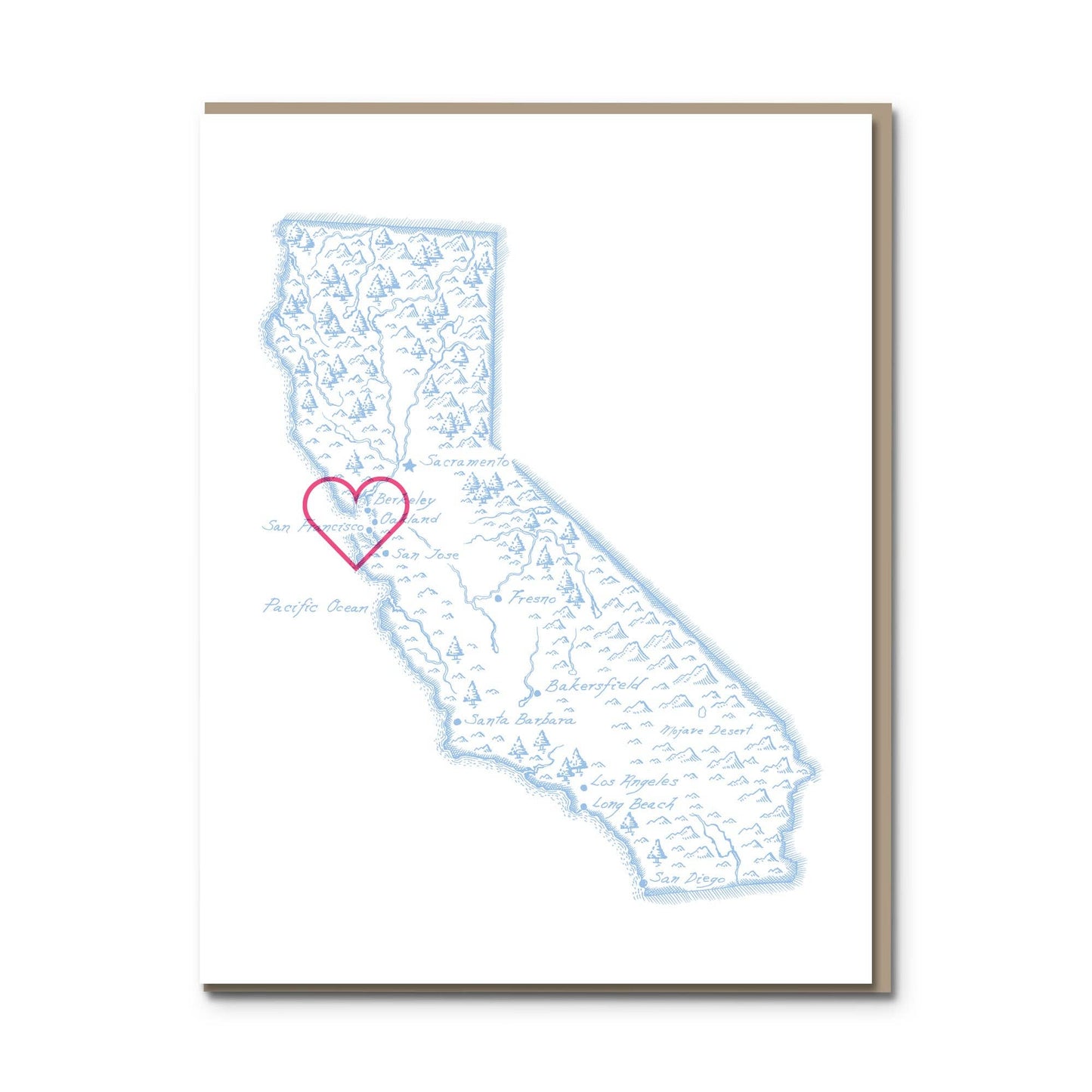 Sweet Bippy Press - California Heart