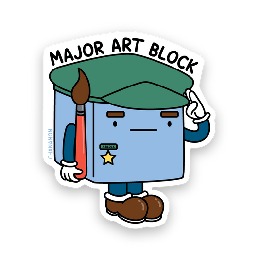 Maison Chanamon - Major Art Block Sticker