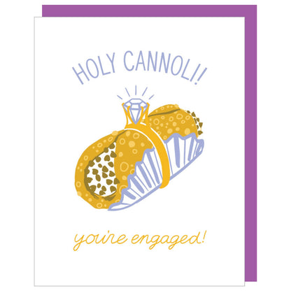 Smudge Ink - Cannoli Engagement Card