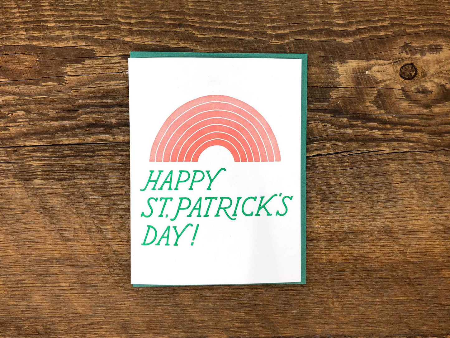 Noteworthy Paper & Press - St. Patrick's Day Rainbow Card