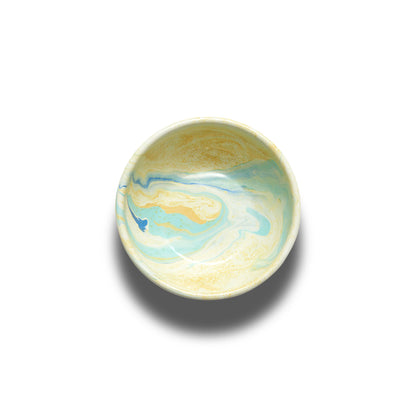 Bornn - Multi Swirl 24 oz Bowl - Lemon Cream Swirl