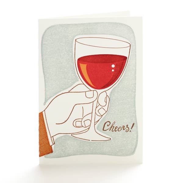 Ilee Papergoods - Cheers Notecard