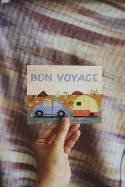 Small Adventure - Bon Voyage Trailer Card