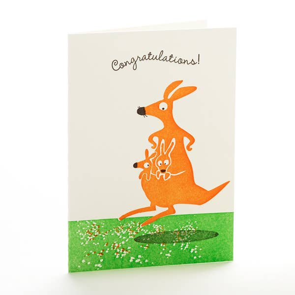 Ilee Papergoods - Kangaroos Congratulations