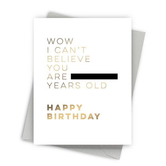 Fine Moments - Blocked Out Birthday - Modern Birthday Greeting Cards