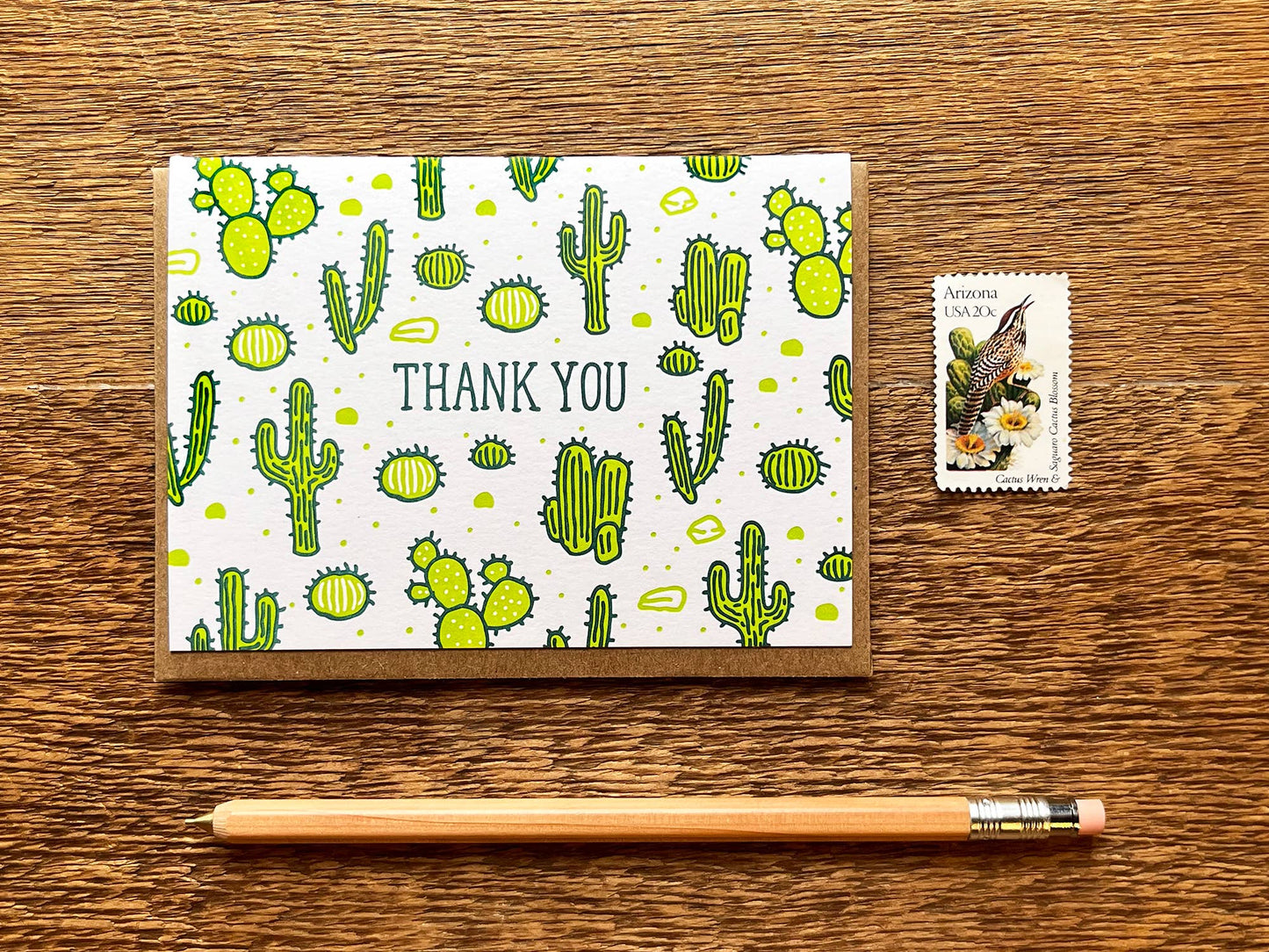 Noteworthy Paper - Cactus Thank You Card: Boxed Set of 6