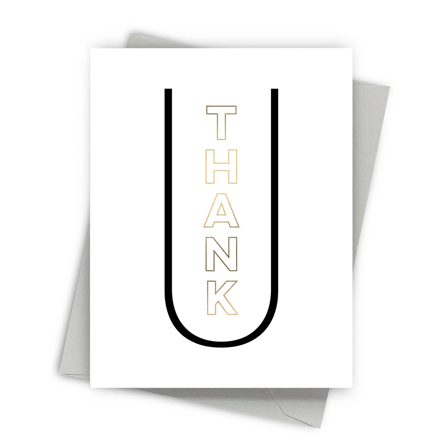 Fine Moments - Centered Thank U Card – Boxed Thank You Cards