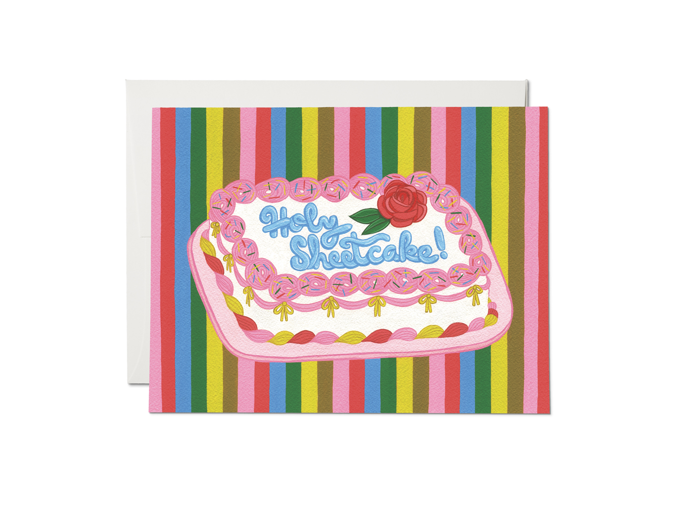 Red Cap Cards - Holy Sheetcake birthday greeting card