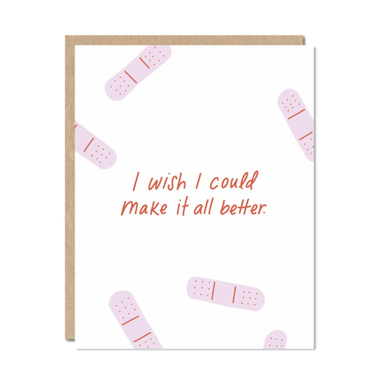 Odd Daughter -  Make It All Better - Hard Times Sympathy Get Well Card