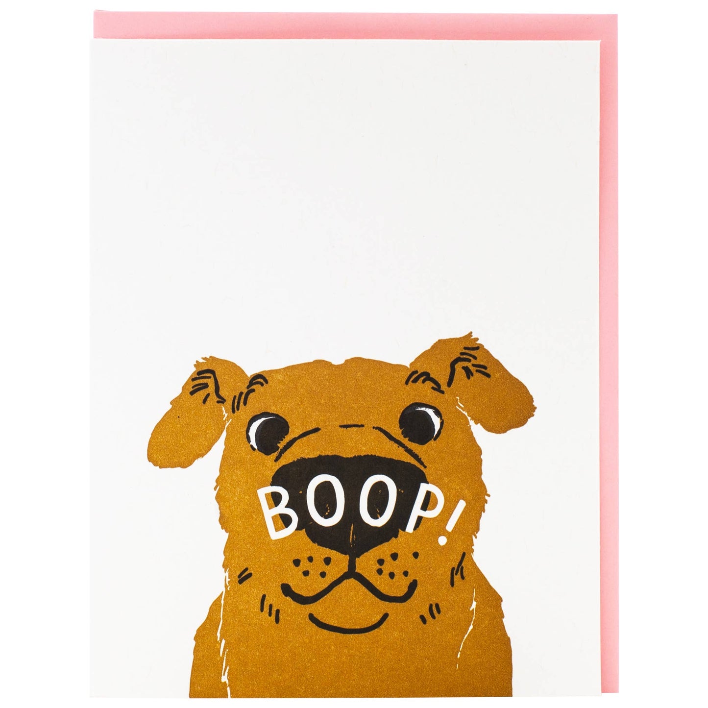 Smudge Ink - Nose Boop Dog Friendship Card