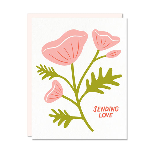 Odd Daughter - Sending Love - Hard Times Thinking of You Sympathy Card