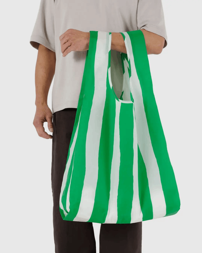 Baggu - Big Baggu - Green Painted Stripe
