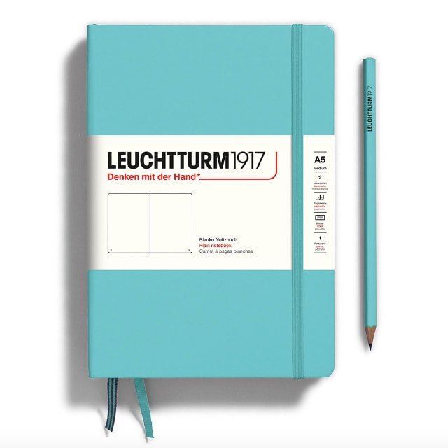 leuchtturm1917 - A5 Hardcover M- Aquamarine - Plain