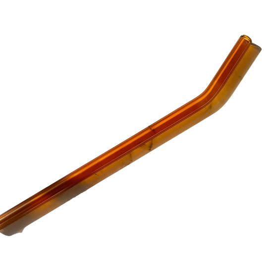 Oak Shore - 8" Tinted Bent Glass Straw - Orange