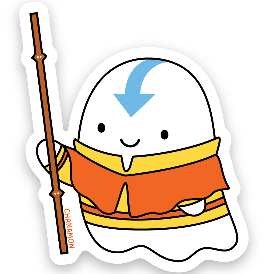 Maison Chanamon - ATLA Airbender Aang Sticker