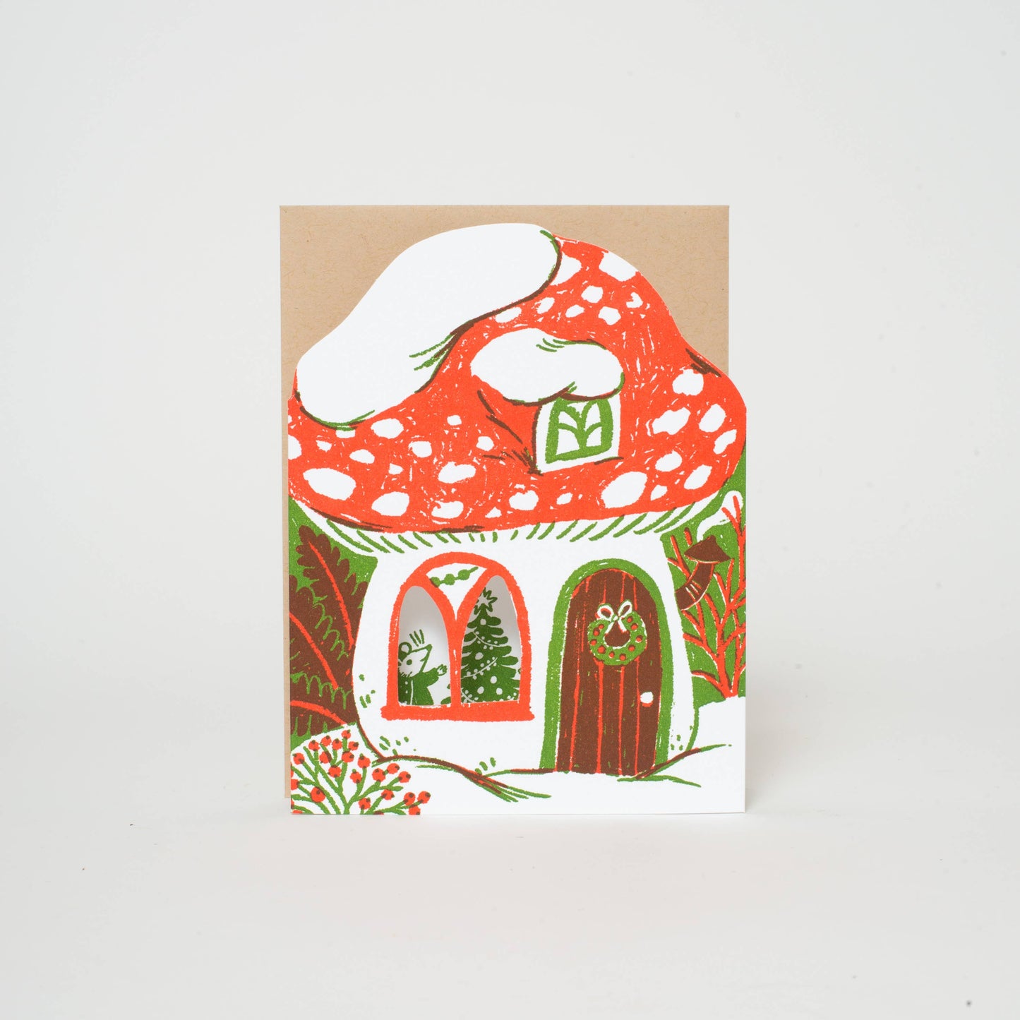 PHOEBE WAHL -- Merry Mushroom House: Plastic sleeve