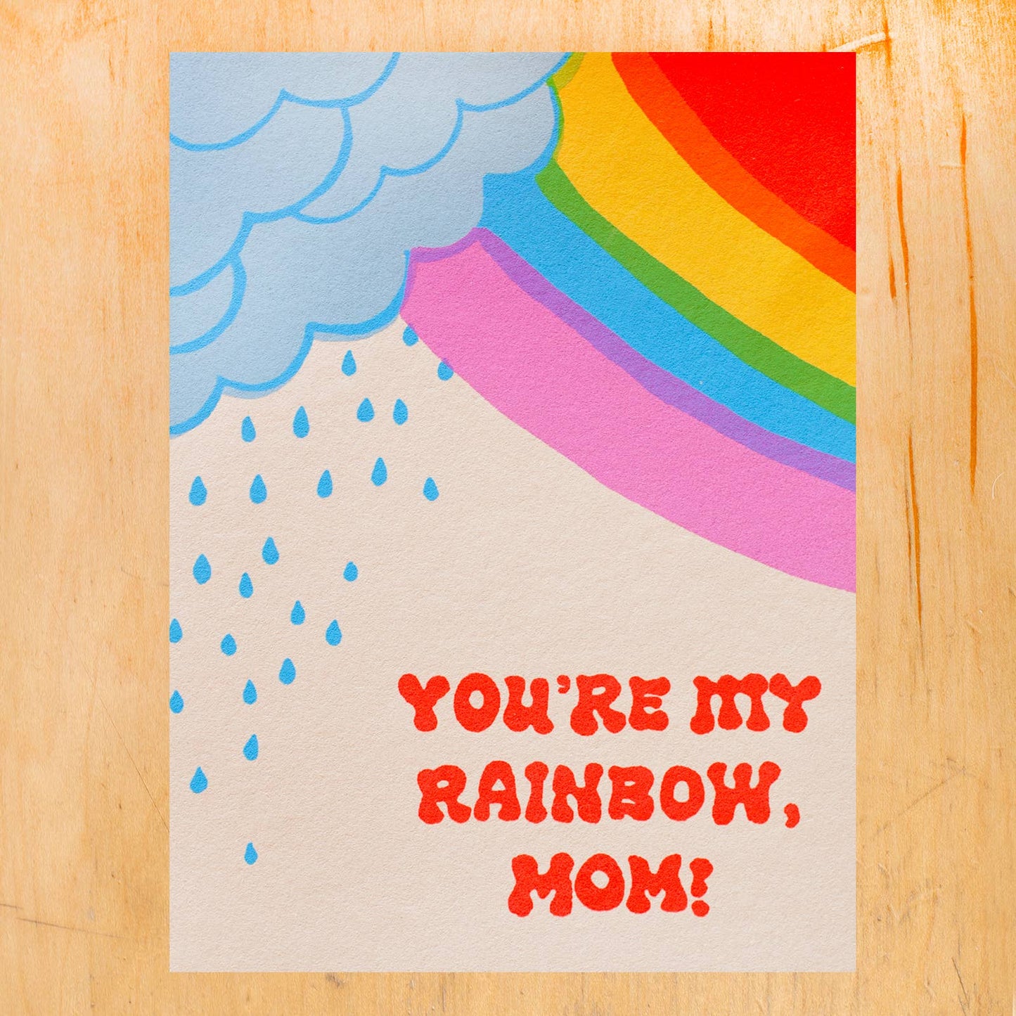 Alphabet Studios - RAINBOW, MOM GREETING CARD