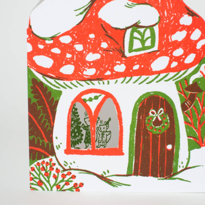 PHOEBE WAHL -- Merry Mushroom House: Plastic sleeve