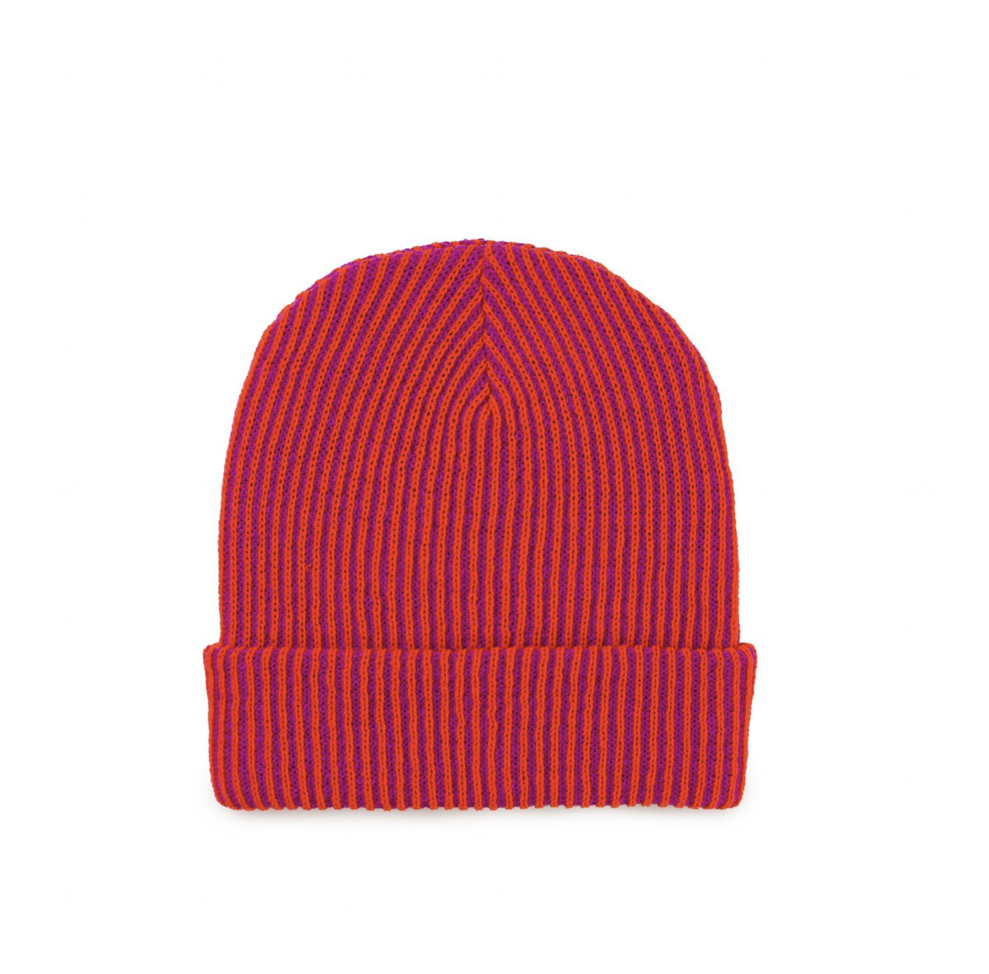 Verloop - Simple Rib Hat - Poppy Magenta