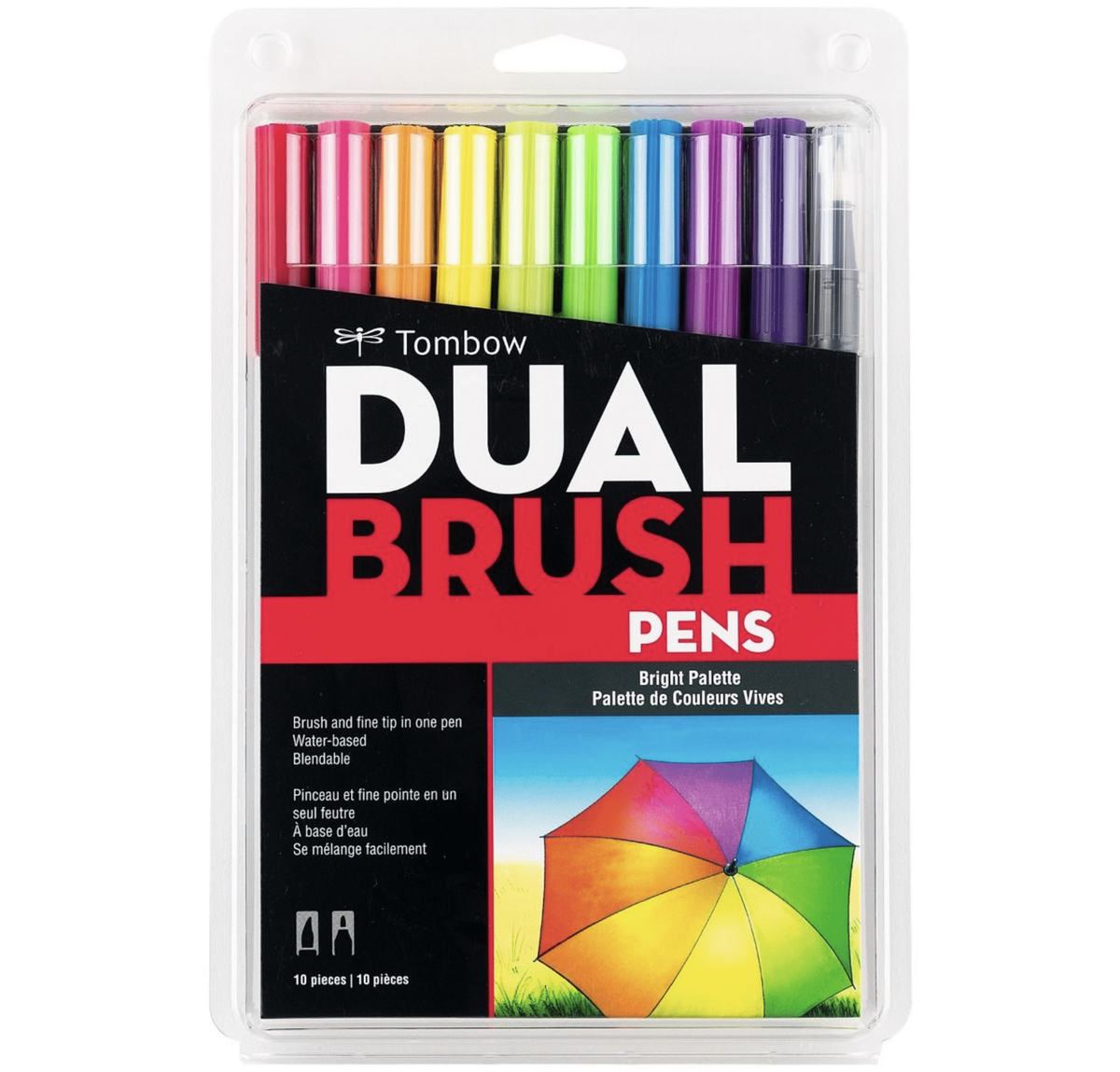 Tombow Dual Brush Pen Colors - Bright Set