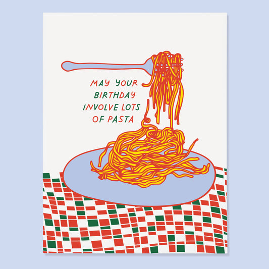 The Good Twin - Pasta Bday Card